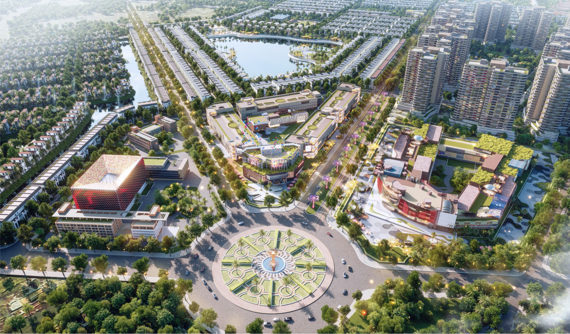 Phối cảnh tổng thể dự án Vinhomes Green City