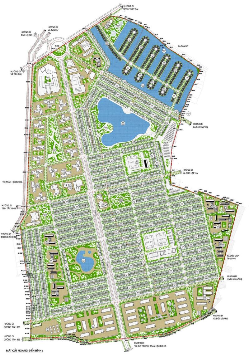 Mặt bằng tổng thể dự án Vinhomes Green City